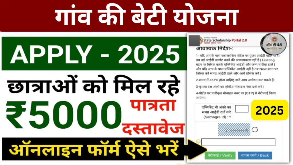 Gaon Ki Beti Yojana 2025: अब गाँव की बेटियाँ भी पायेंगी ₹5000 हर साल, जानिए पूरी जानकारी!