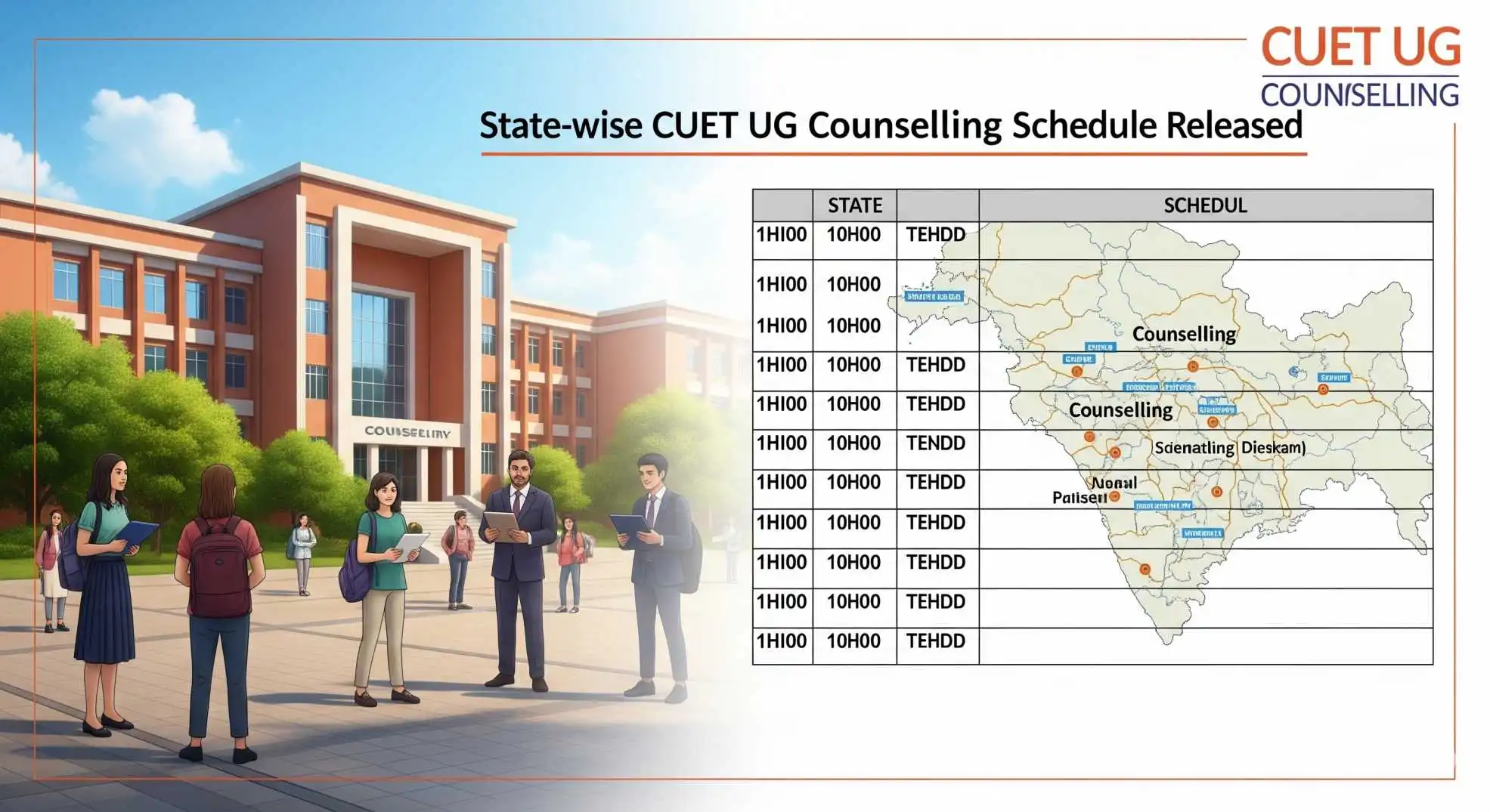 CUET UG Counselling 2025: राज्य वाइज सीयूईटी यूजी काउंसलिंग शेड्यूल जारी, चॉइस फिलिंग शुरू